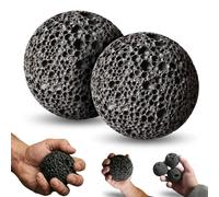 2 palline per calli per mano, palla da presa lunare per arrampicata su roccia, condizionamento della pelle e costruzione di calli, rinforzante per la presa della mano in pietra naturale, per atleti