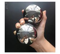 2 palline per esercizi manuali da 45 mm, 50 mm, 55 mm, 60 mm, 63,5 mm, 65 mm, 70 mm, 75 mm, per massaggi per trattamento delle mani (dimensioni: 55 mm 1320 g)