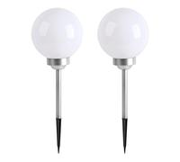 2 palline solari da attaccare ∅20cm MOONY W20 Bianco