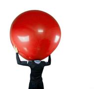 2 palloncini gonfiabili ad elio rotondi da 183 cm | Dimensioni giganti da 182,9 cm, vivace per il colore rosso, perfetto per foto, centrotavola per feste