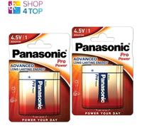 2 PANASONIC 3LR12 PRO POWER AVANZATE ALKALINE BATTERIES 4.5V MN1203 1BL 2028