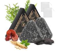 2 Pane Shampoo Solido Triangolare, Unbottled Shampoo Solido Nero Con Foglie Di Essenza Vegetale per Pulisce Il Cuoio Capelloso, Nutre Le Radici Dei Capelli E Riponi La Fibra Capillare