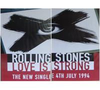 2-PANEL 203X152cm Grande Subway Poster ~ Rolling Stones 1994 Amore È Forte