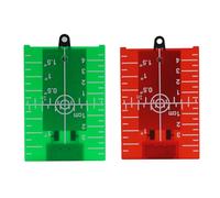 2 pannelli di bersaglio laser con supporto magnetico, target laser rosso e verde, piastra ad alta visibilità, target riflettenti per laser croce, linea, misurazione e incollaggio