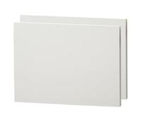 2 pannelli per pittura in legno, 40 x 50 cm, bianco innescato, profondità 1,9 cm, MDF con cornice in pino, base in legno, per dipingere, fai da te