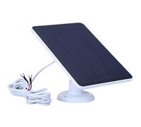 2 pannelli solari da 4 W per telecamere di sicurezza, compatibile con campanello ad anello 4/3/3Plus/2, costruzione monocristallina, design impermeabile, supporto regolabile, cavo di ricarica da 4 m