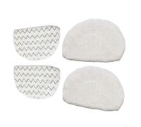 2 panni di pulizia per Bissell per powerfresh 1440 Soft, 2 pezzi | Alta assorbenza, rimuove le macchie ostinate, design riutilizzabile, fissaggio elastico, finitura di colore bianco