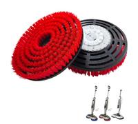 2 panni di ricambio per scopa a vapore Shark serie S7000/S7001/S7005/S7201/S7000AMZ/S8000/S8001/S8201, pulizia profonda di pavimenti duri, lucidatura antigraffio (rosso)