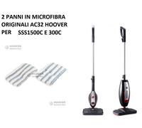 2 PANNI IN MICROFIBRA ORIGINALI HOOVER AC32 PER STEAMJET EXPRESS 2IN1 300C 011