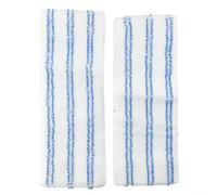 2 panni in microfibra per la pulizia del kit Vaporetto, per spazzola Vaporflexi adatti a tutti i tipi di pavimento
