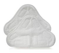 2 Panni Microfibra con Velcro per Scopa a Vapore H2O X5 Mod.4 Lavabili
