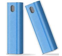 2 panni per la pulizia dello schermo a prova di impronte digitali, 3 in 1, per touch screen, pulitore spray anti-impronte, in morbida flanella, sicuro per tutti i telefoni, occhiali, tablet, laptop,