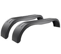2 parafango tandem per rimorchio, in plastica, 240 x 1500 mm
