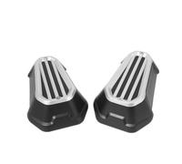 2 paramani per moto compatibili con Sportster Iron XL883 1200 2004 2021, copertura protettiva nera di ricambio aftermarket (argento)