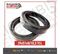 2 PARAOLI FORCELLA ARIETE ARI.058 HONDA KAWASAKI SUZUKI YAMAHA TCL 39X51X8/10.5