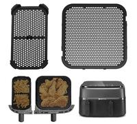 2 Paraschizzi in Silicone per Philips Dual Basket Airfryer Serie 3000 6L/3L, Accessorio per Friggitrice ad Aria Calda, Accessorio Paraspruzzi per Philips Dual Basket Airfryer NA350