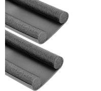 2 Paraspifferi Porta Blindata Sottoporta in Tessuto 93cm Spessore fino a 5 cm