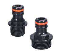 2 Pari 1/2 "3/4" Tubo Da Giardino Connettore Plastica In Riparazione Del Giardino Sostituzione Del Tubo