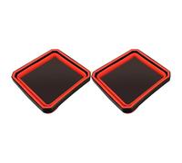 2 Pari Pieghetti In Metallo Magnetico Portamette In Metallo Silicone Viti Da Dado Bulloni Organizzatori Vassoi Per Officina E Gestione Della Casa Gestione Delle Parti Fai -da -te