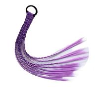 2 parrucche colorate a coda di cavallo for ragazze - Accessori for capelli for bambini Fasce con elastici(Color4)