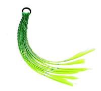 2 parrucche colorate a coda di cavallo for ragazze - Accessori for capelli for bambini Fasce con elastici(Color6)