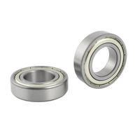 2 PC 47x25x11mm metallo sigillato singolo cuscinetto sfere profonda 6005Z