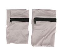 2 PC a passeggio per telefono a bracciola manica braccio che corre sport jogging (Light Gray)