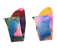 2 Pc Chitarra Del Pollice Seleziona Plettri Accessori Celluloide Colori Occasionali