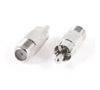 2 PC F Type jack naar RCA Plug cavo coassiale audio adapter Link