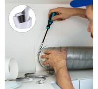 2 pc nastri di lamina di isolamento a calore nastri in alluminio antincendio