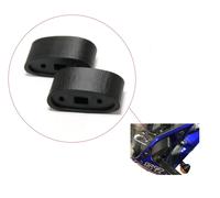 2 PC PROLUNGA SPECCHIO RISER ADATTATORE ESTENSIONE ADATTATORE per Suzuki SV...
