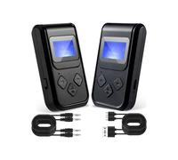 2 PC Ricevitore Trasmettitore 4 nel 1 nel Volo Adattatore Audio Wireless un Bassa Latenza per Sistema Stereo per Auto