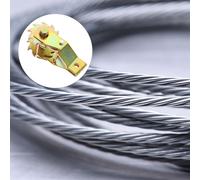 2 pc Serrimitore del filo Filo Serraminato per cavo pesante Tenditore per cavo