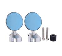 2 PC Specchio Laterale Posteriore per Manubrio Presentazione Clear Vision Round CNC Sostituzione per Sprint 50 150 Prima 50 150 GTS150 250 300 2013 a 2024 (SILVER)