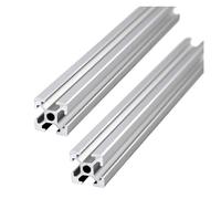 2 PCS 2020 Profilo in alluminio 6mm T-Slot 2020 Estrusione di alluminio anodizzato 100 200 400 500 600 800 1000 2000mm Parti della stampante 3D CNC(300mm)