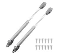 2 Pcs 270mm/90mm Silver Lift Strut Stay Support Kit, Multiple Forces for Cabinet Doors & Lids(30N)
