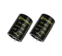 2 pcs 470uF 450V Condensatore Elettrolitico KENDEIL LongLife LowESR 105° Snap-IN