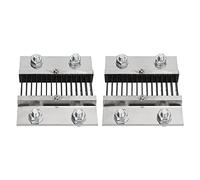 2 Pcs 75 mV DC Current Measuring Shunt Resistor, High Accuracy External Shunt for Ammeter, Manganin + PC, 1000A-2000 Current, for Power Generation and Automatic Control (1500A)