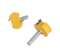 2 Pcs 8 millimetri Gambo Canoa Flauto E Perlina Router Bit Set Lavorazione Del Legno Tungsteno Lega di Cobalto Tenone di Legno Fresa Punte Strumenti