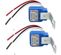 2 Pcs AC/DC12V 10A Automatico Auto On Off Interruttore luce fotocellula