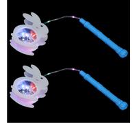 2 Pcs Accessori Coniglio Interattivo Giocattolo Luminoso Luce Di