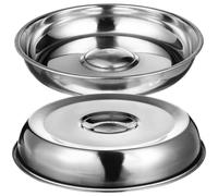 2 Pcs Accessori Griglia Per Copertura in Acciaio Inossidabile Del Piatto