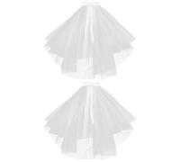 2 Pcs Accessori Matrimonio Velo Sposa Da Per Le Spose Copricapo Della