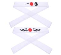 2 Pcs Accessori Per Capelli Giapponesi Fascia Testa Sport La Da Samurai