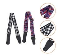 2 Pcs Accessori Per Chitarra Cinghia Acustica Cintura Di Basso Tracolla