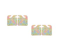 2 Pcs Accessori Per Letto in Legno Spondine Sicurezza Il Staffa Sponda Del