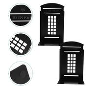 2 Pcs Accessori Per Libri Fermalibri Robusti Bookends Da Scrivania
