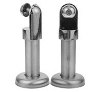 2 Pcs Accessori Per Pareti Divisorie WC Supporto Pavimento Divisorio Orinatoio