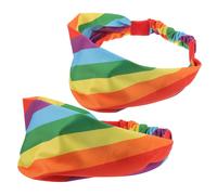 2 Pcs Accessori Pride Bandana Arcobaleno Yoga Canda Per Il Sudore