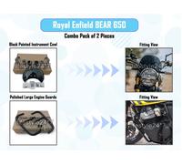 2 PCS ACCESSORIES COMBO PACK CP-4" originale Royal Enfield Bear 650